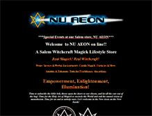 Tablet Screenshot of nuaeon.com